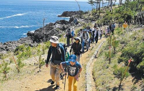 日本宫城气仙沼举办徒步旅行线路“宫城OLLE”体验活动