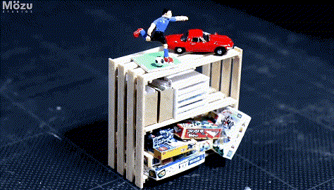 日本微缩模型大佬6个月神还原儿时房间,空调书桌还没有手指大 日本微缩模型大佬6个月神还原儿时房间,空调书桌还没有手指大